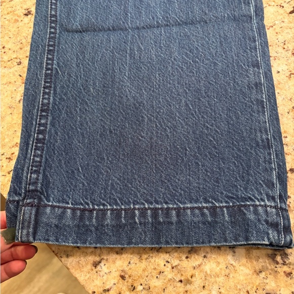 Abercrombie Curve Love Classic Blue Tailored Denim Pant - Picture 7 of 7